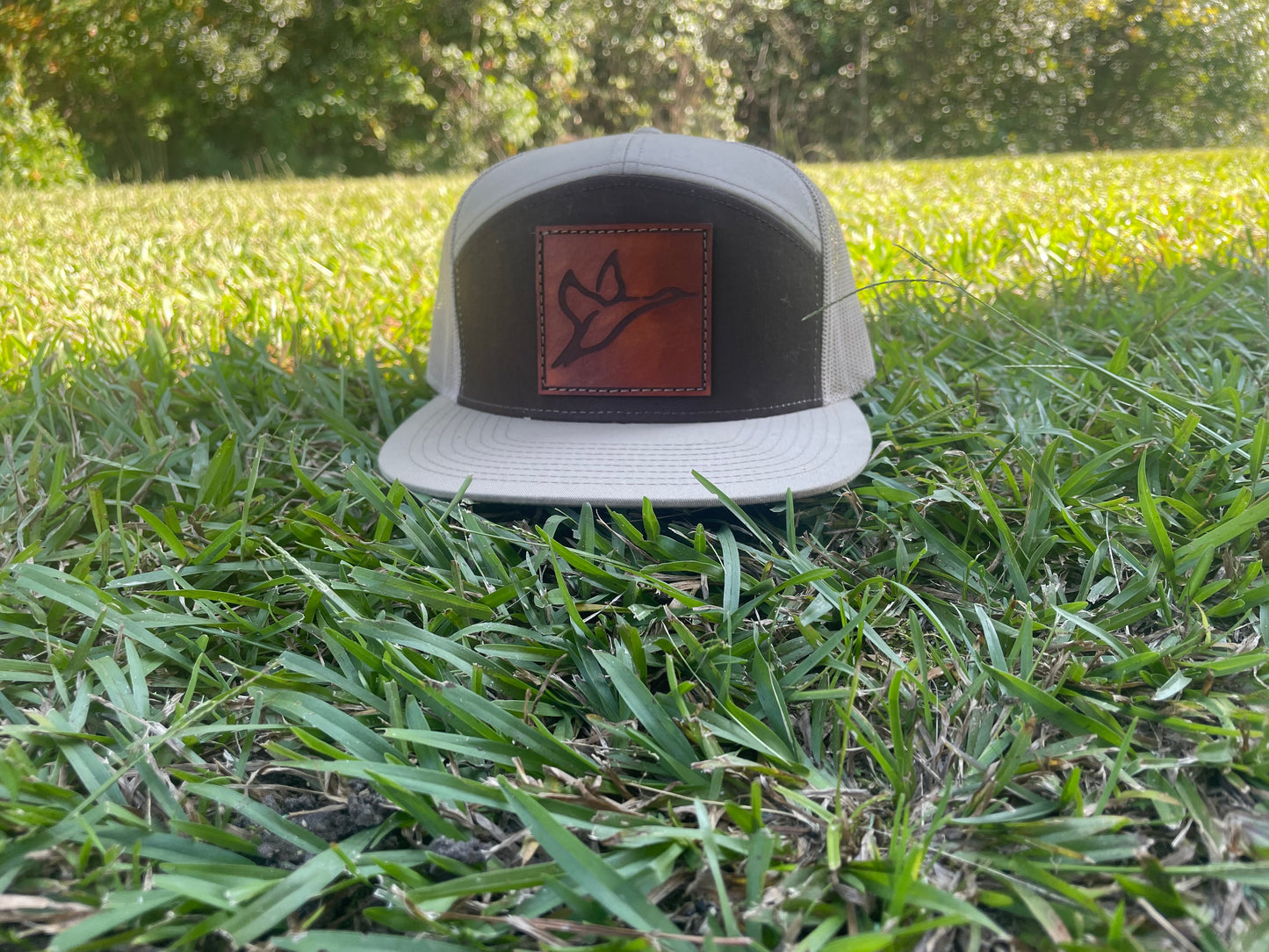 7 Panel Brown Khaki Patch