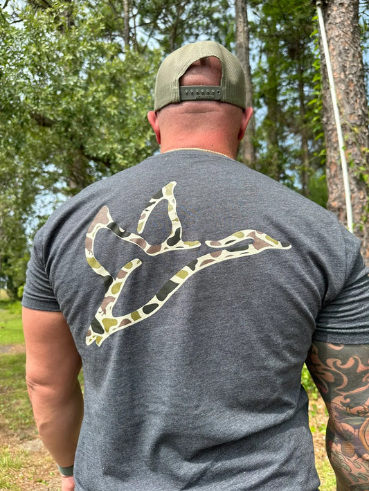 Camo Icon Tee Charcoal